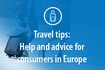 Cover: Travel tips: Help and advice for consumers in Europe